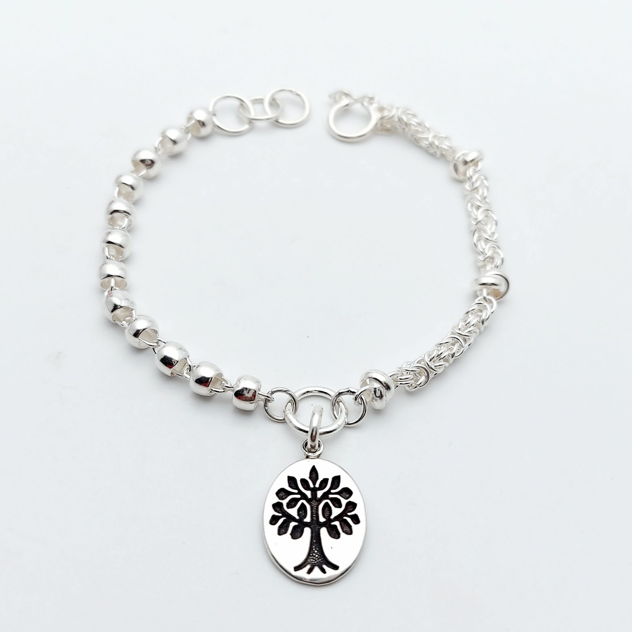 Pulseras De árbol De La Vida - Pack De 3, Acero Inoxidable, Colores Oro/plata/rosa, Elásticas